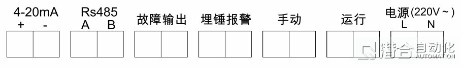 重錘式料位計(jì)接線方式