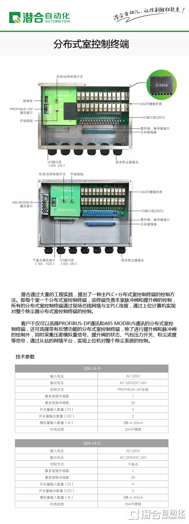 分布式室控制終端